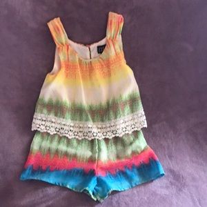 Girls 1 piece shorts